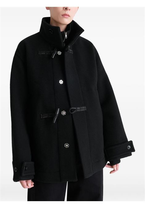 cappotto short duffle coat donna nero LEMAIRE | CO1113 LF1116BK999